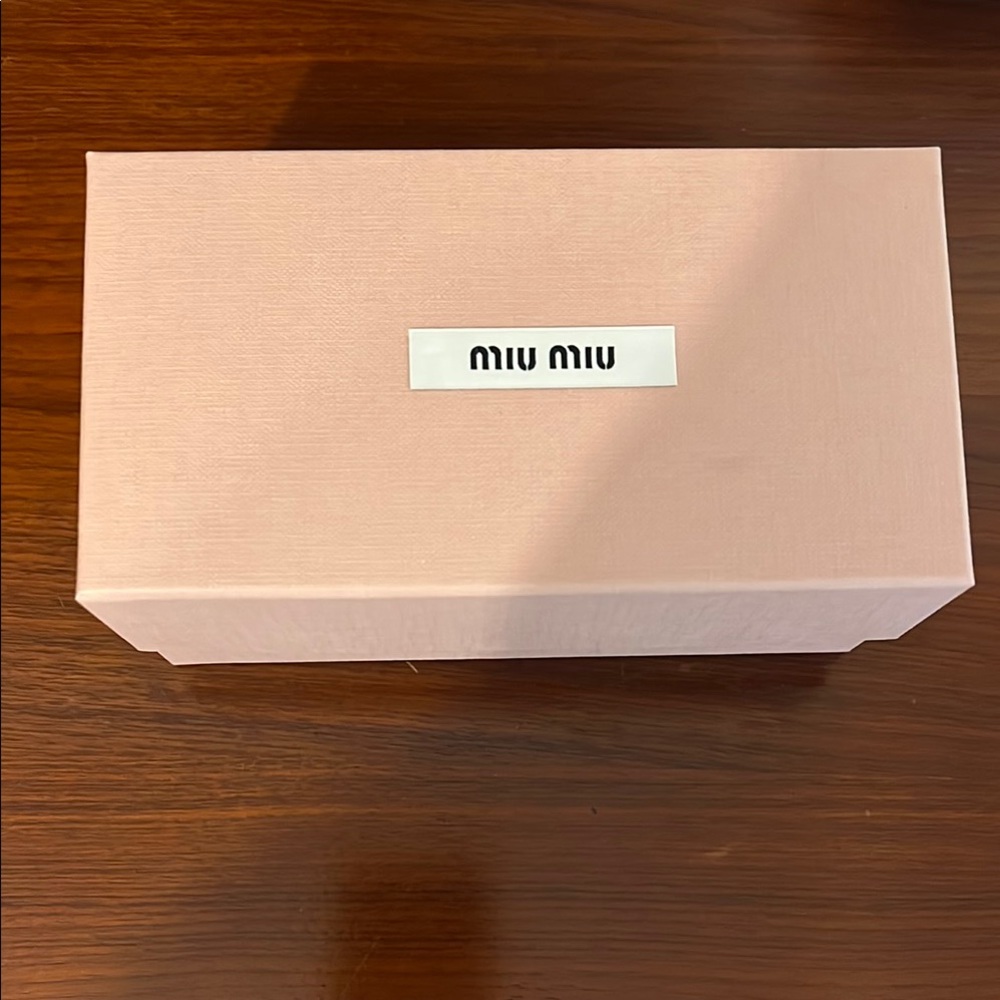 Miu Miu Blush Pink sunglass Box